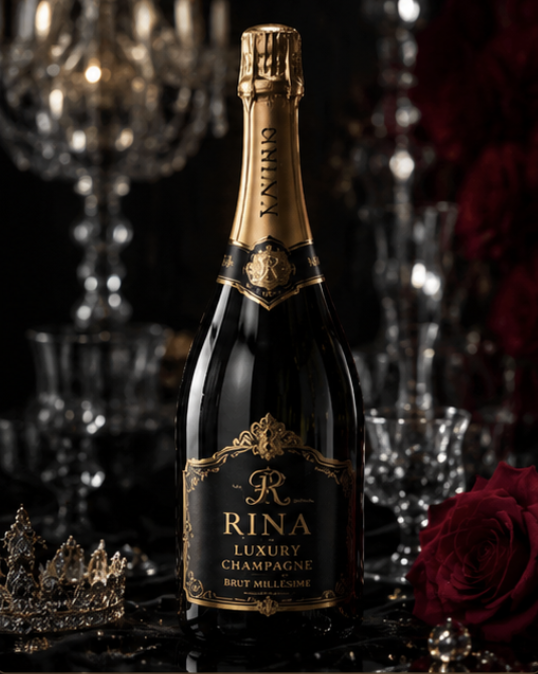 Luxury Champagne bottle